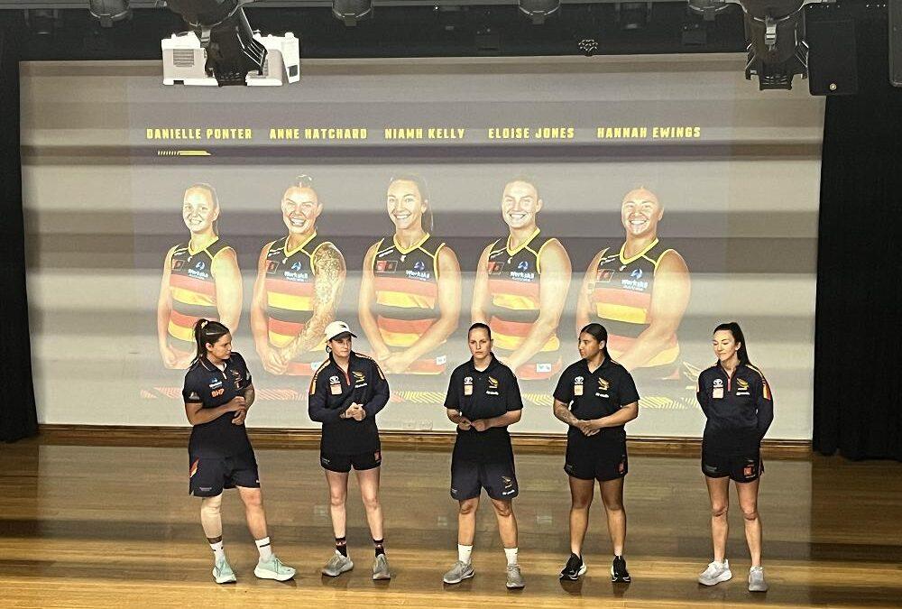 Open Parachute and Adelaide Crows Visit
